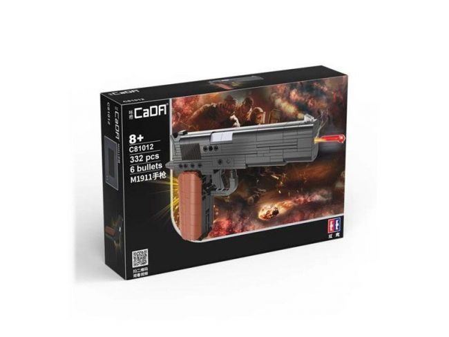 Конструктор CaDA пистолет Colt M1911 (332 детали) Конструктор CaDA пистолет Colt M1911 (332 детали)