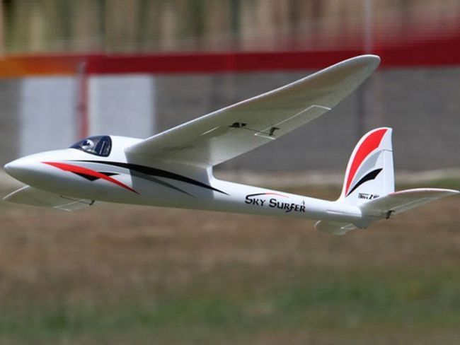 Радиоуправляемый планер Top RC SKY SURFER синий 1400мм KIT Радиоуправляемый планер Top RC SKY SURFER синий 1400мм KIT