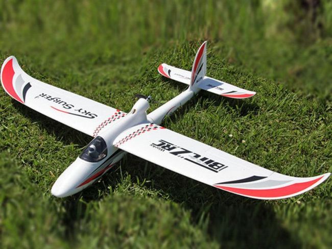 Радиоуправляемый планер Top RC SKY SURFER синий 1400мм KIT Радиоуправляемый планер Top RC SKY SURFER синий 1400мм KIT