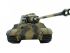 Радиоуправляемый танк Torro King Tiger 1/16, ВВ-пушка, дым, деревянная коробка V3.0 2.4G RTR