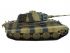 Радиоуправляемый танк Torro King Tiger 1/16, ВВ-пушка, дым, деревянная коробка V3.0 2.4G RTR