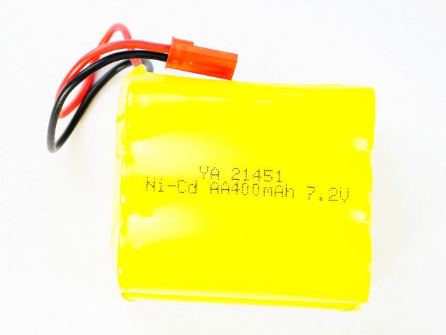 Аккумулятор Ni-Cd 400mAh, 7.2V, JST, двухрядный для Huina 1572, 1585