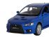 Машина "АВТОПАНОРАМА" Mitsubishi Lancer Evolution, синий, 1/32, свет, звук, в/к 17,5*12,5*6,5 см