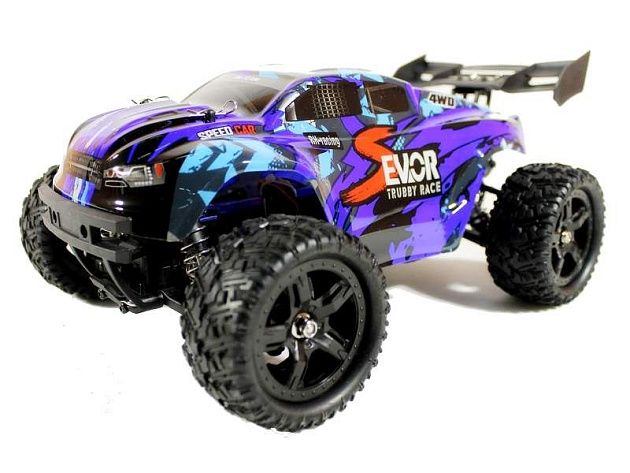 Радиоуправляемая трагги Remo Hobby S EVO-R (синий) 4WD 2.4G 1/16 RTR