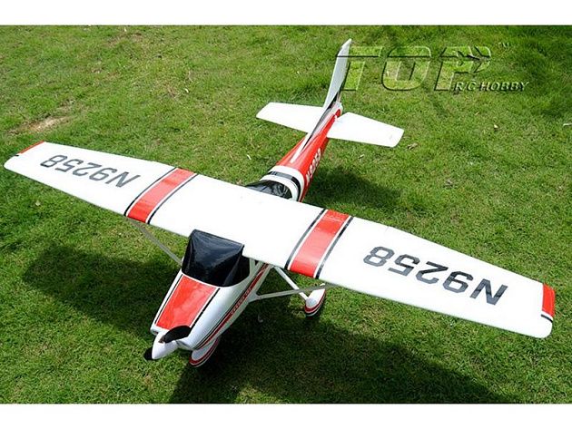 Радиоуправляемый самолет Top RC Cessna 182 500 class красная 1410мм 2.4G 4-ch LiPo RTF