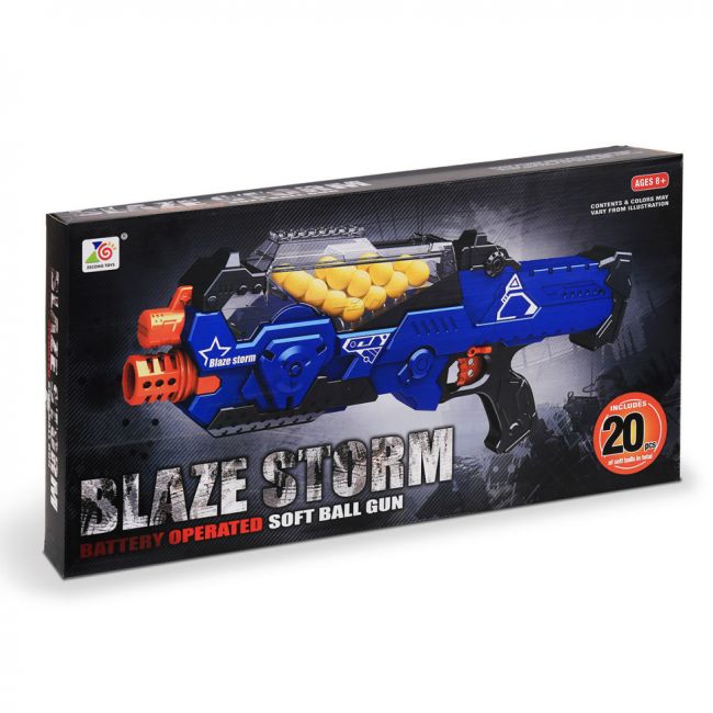 Автомат с мягкими пулями на батарейках "BlazeStorm" - ZC7109 Автомат с мягкими пулями на батарейках "BlazeStorm" - ZC7109