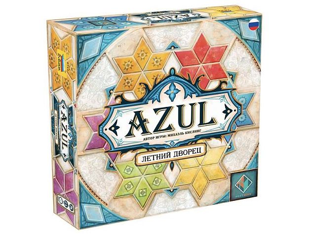 Настольная игра ZVEZDA "AZUL. Летний дворец.", семейная Настольная игра ZVEZDA "AZUL. Летний дворец.", семейная