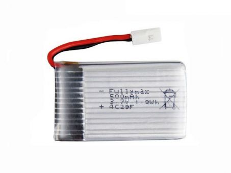 Аккумулятор Li-Po 500mAh, 3,7V для Syma X5/C/SC/SW Аккумулятор Li-Po 500mAh, 3,7V для Syma X5/C/SC/SW