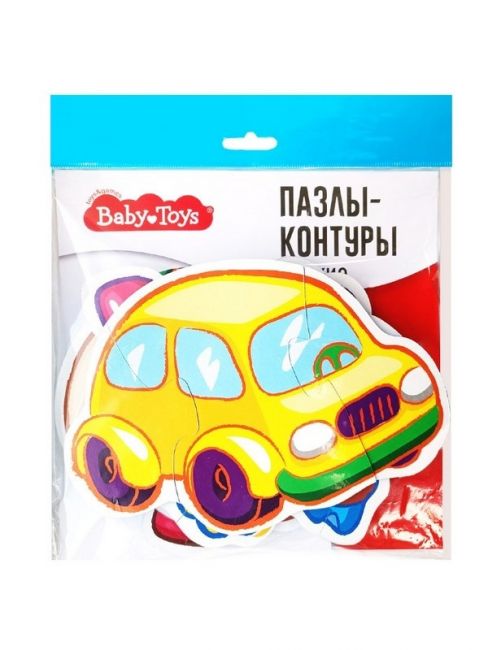 Пазлы-контуры мягкие "Игрушки" 6 шт Baby Toys