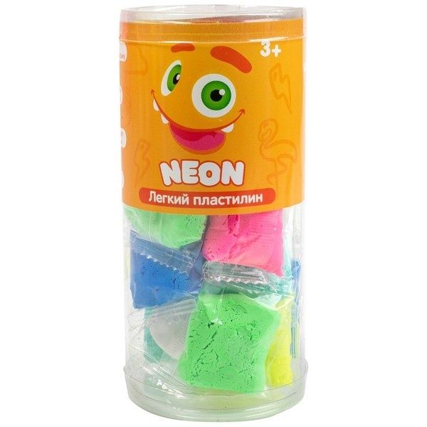 Легкий пластилин, ТМ Crazy Clay, набор "Neon" mini, (18 штук в уп.) Легкий пластилин, ТМ Crazy Clay, набор "Neon" mini, (18 штук в уп.)