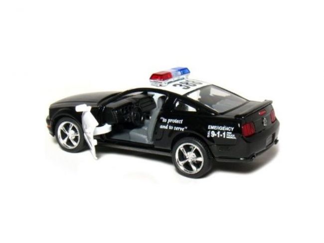 Машина Kinsmart 1:38 FORD Mustang GT Police инерция (1/12шт.) б/к Машина Kinsmart 1:38 FORD Mustang GT Police инерция (1/12шт.) б/к