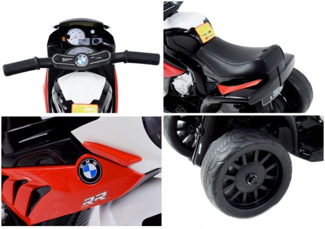 Детский электромотоцикл BMW S1000RR Red (трицикл, 6V) - JT5188-RED Детский электромотоцикл BMW S1000RR Red (трицикл, 6V) - JT5188-RED
