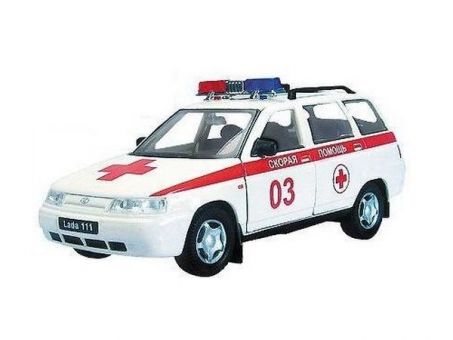 Машина Autotime "LADA 111" скорая помощь 1:36 Машина Autotime "LADA 111" скорая помощь 1:36