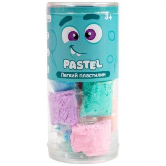Легкий пластилин, ТМ Crazy Clay, набор "Pastel" mini, (18 штук в уп.)