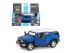 Машина "АВТОПАНОРАМА" Toyota FJ Cruiser, синий, 1/32, свет, звук, инерция, в/к 17,5*13,5*9 см