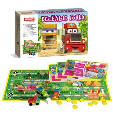 Настольная игра "Веселые гонки"
