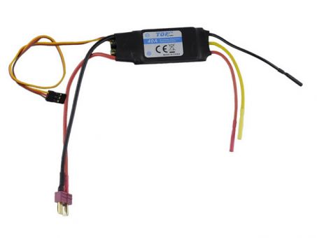 Регулятор скорости бесколлекторный 40A для планера Top RC Lightning V2 Регулятор скорости бесколлекторный 40A для планера Top RC Lightning V2