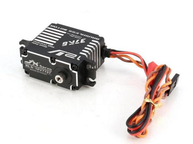 Сервомашинка цифровая JX Servo BLS-12V7137 (71г/37.5/0.08/14.0V) бесколлекторная, Full metal