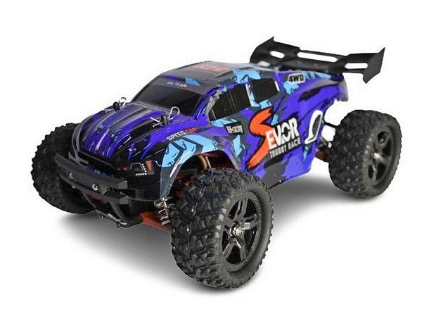 Радиоуправляемая трагги Remo Hobby S EVO-R UPGRADE (синяя) 4WD 2.4G 1/16 RTR