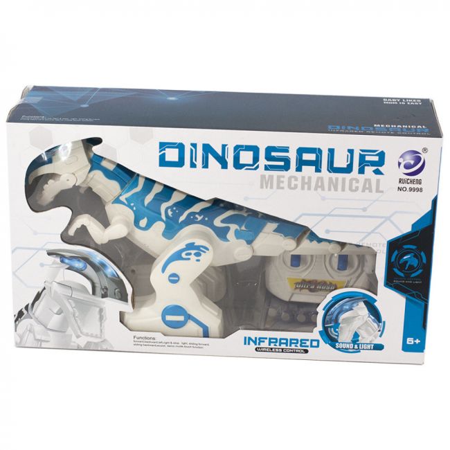 Радиоуправляемый динозавр T-Rex RuiCheng (синий, звук, свет) - RUI-9998-BLUE Радиоуправляемый динозавр T-Rex RuiCheng (синий, звук, свет) - RUI-9998-BLUE