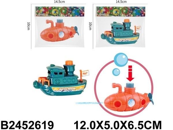 Игрушка для купания "Лодка" 2 вида в ассортименте