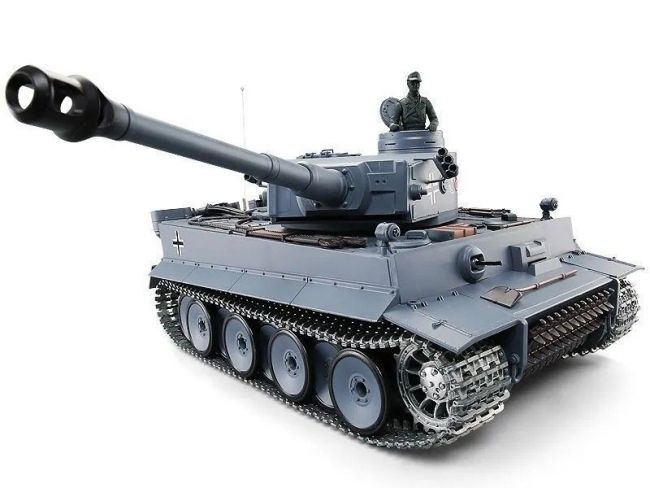 Радиоуправляемый танк Heng Long Tiger I UpgradeA V7.0 2.4G 1/16 RTR Радиоуправляемый танк Heng Long Tiger I UpgradeA V7.0 2.4G 1/16 RTR