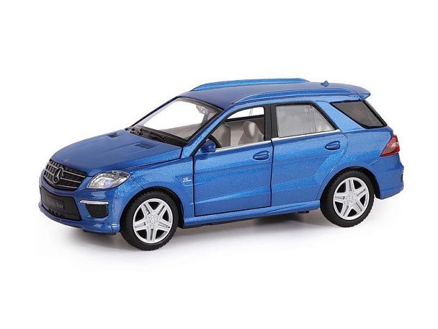 Машина "АВТОПАНОРАМА" Mercedes-Benz ML63 AMG, синий, 1/32, свет, звук, инерция, в/к 17,5*13,5*9 см Машина "АВТОПАНОРАМА" Mercedes-Benz ML63 AMG, синий, 1/32, свет, звук, инерция, в/к 17,5*13,5*9 см