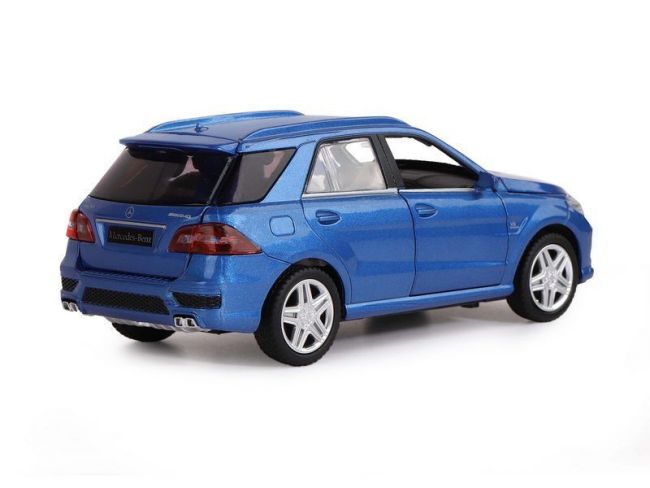 Машина "АВТОПАНОРАМА" Mercedes-Benz ML63 AMG, синий, 1/32, свет, звук, инерция, в/к 17,5*13,5*9 см Машина "АВТОПАНОРАМА" Mercedes-Benz ML63 AMG, синий, 1/32, свет, звук, инерция, в/к 17,5*13,5*9 см