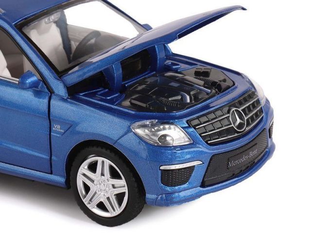 Машина "АВТОПАНОРАМА" Mercedes-Benz ML63 AMG, синий, 1/32, свет, звук, инерция, в/к 17,5*13,5*9 см Машина "АВТОПАНОРАМА" Mercedes-Benz ML63 AMG, синий, 1/32, свет, звук, инерция, в/к 17,5*13,5*9 см