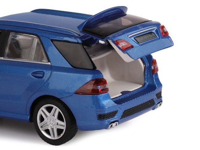Машина "АВТОПАНОРАМА" Mercedes-Benz ML63 AMG, синий, 1/32, свет, звук, инерция, в/к 17,5*13,5*9 см Машина "АВТОПАНОРАМА" Mercedes-Benz ML63 AMG, синий, 1/32, свет, звук, инерция, в/к 17,5*13,5*9 см