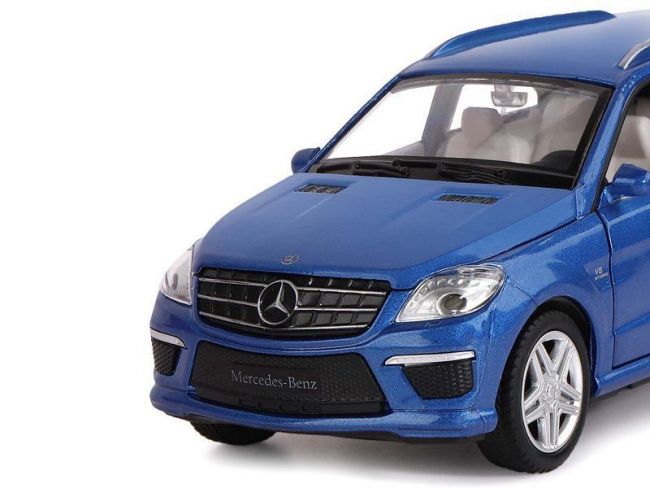Машина "АВТОПАНОРАМА" Mercedes-Benz ML63 AMG, синий, 1/32, свет, звук, инерция, в/к 17,5*13,5*9 см Машина "АВТОПАНОРАМА" Mercedes-Benz ML63 AMG, синий, 1/32, свет, звук, инерция, в/к 17,5*13,5*9 см