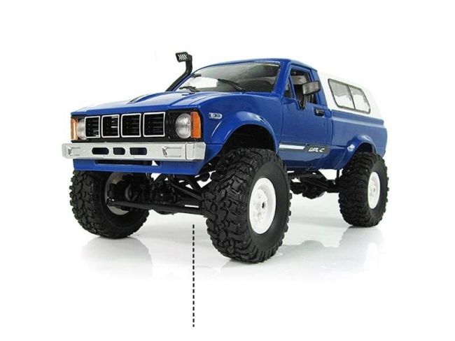 Радиоуправляемая машина WPL пикап Hilux (синяя) 4WD 2.4G 1/16 RTR Радиоуправляемая машина WPL пикап Hilux (синяя) 4WD 2.4G 1/16 RTR