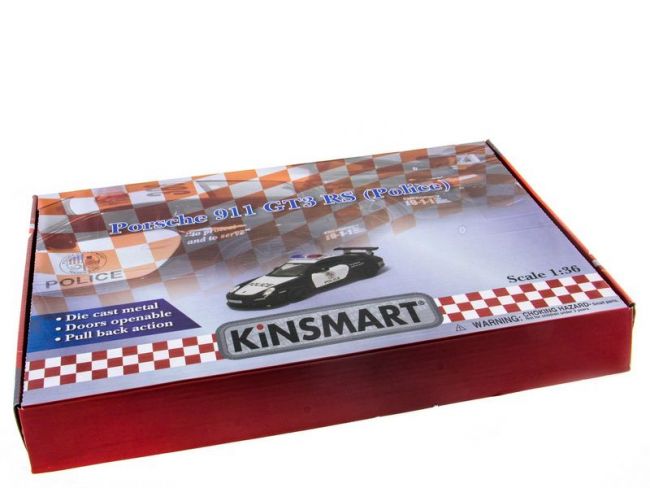 Машина Kinsmart 1:36 Porsche 911 GT3 RS (Police) в асс. инерция (1/12шт.) б/к