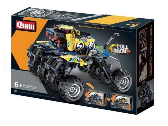 Конструктор Qihui Mechanical Master Монстр-трак Айрон Хорс совместим с QH5804, инерц. (193 детали) Конструктор Qihui Mechanical Master Монстр-трак Айрон Хорс совместим с QH5804, инерц. (193 детали)