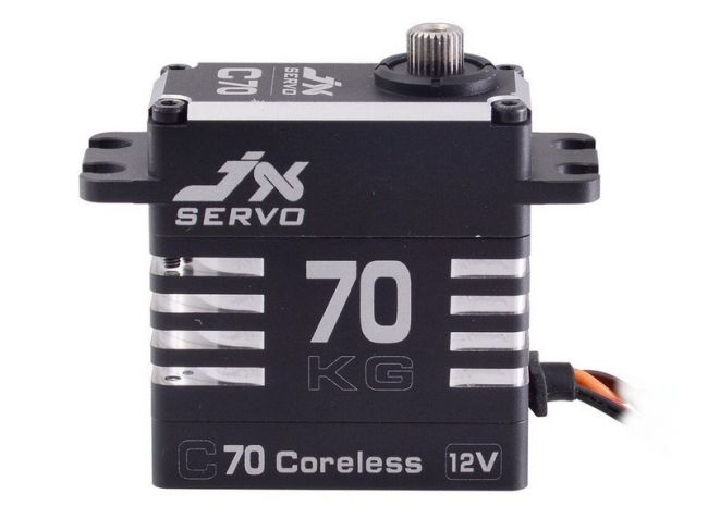 Сервомашинка цифровая JX Servo B70 (87г/72/0.10/12.0V) бесколлекторная, Full metal