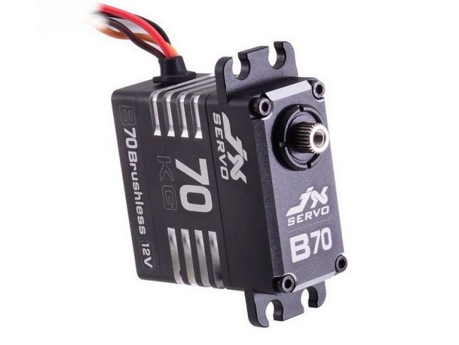 Сервомашинка цифровая JX Servo B70 (87г/72/0.10/12.0V) бесколлекторная, Full metal