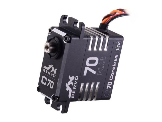 Сервомашинка цифровая JX Servo B70 (87г/72/0.10/12.0V) бесколлекторная, Full metal