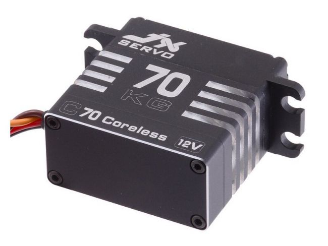 Сервомашинка цифровая JX Servo B70 (87г/72/0.10/12.0V) бесколлекторная, Full metal