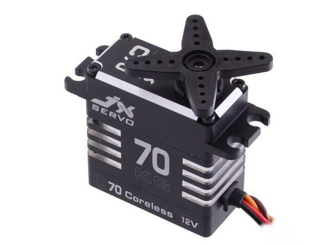 Сервомашинка цифровая JX Servo B70 (87г/72/0.10/12.0V) бесколлекторная, Full metal