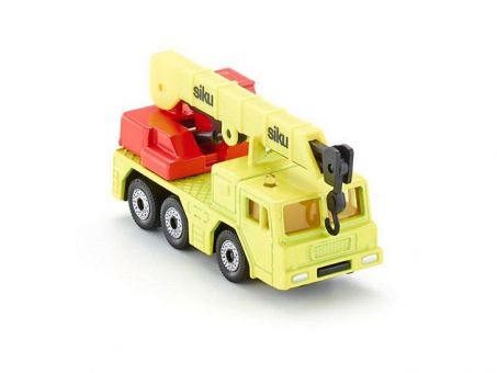 Автокран Siku 1326 гидравлический 1/87, 7.6 см, желтый/оранжевый Автокран Siku 1326 гидравлический 1/87, 7.6 см, желтый/оранжевый