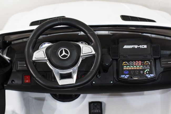 Детский электромобиль Mercedes Benz GLS63 LUXURY 4x4 12V 2.4G - White - HL228-LUX-W Детский электромобиль Mercedes Benz GLS63 LUXURY 4x4 12V 2.4G - White - HL228-LUX-W