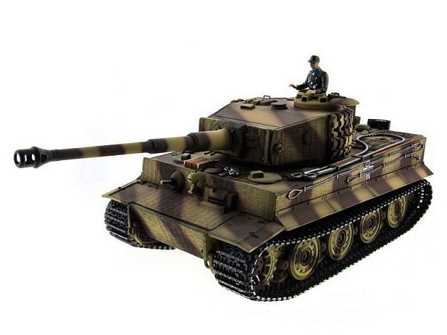 P/У танк Taigen 1/16 Tiger 1 (Германия, поздняя версия) дым V3 2.4G RTR