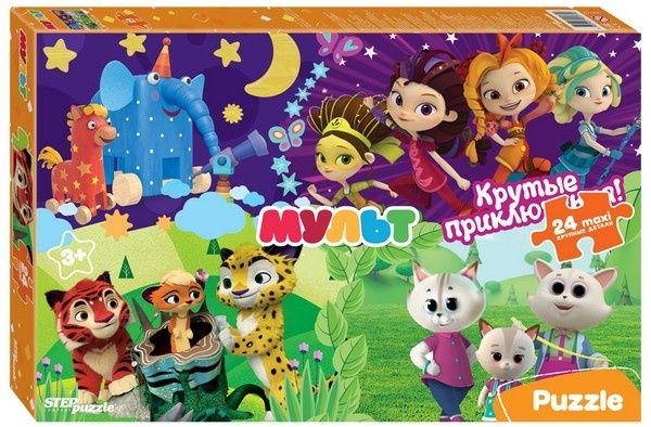 Мозаика "puzzle" maxi 24 "Сказочный патруль и др. Мульт" Мозаика "puzzle" maxi 24 "Сказочный патруль и др. Мульт"