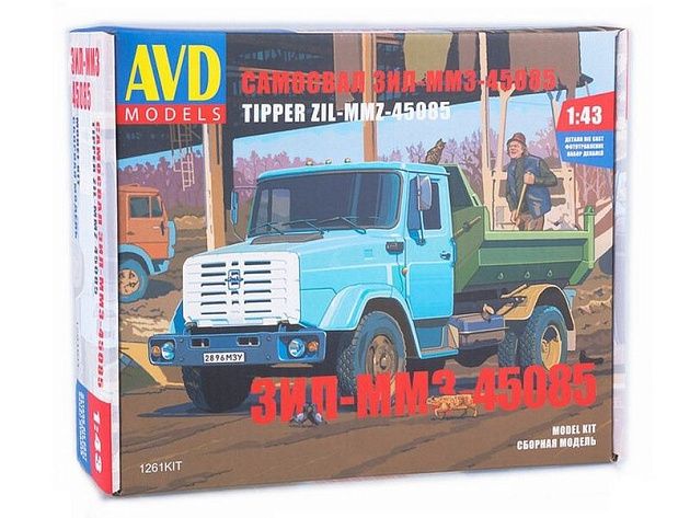 Сборная модель AVD ЗИЛ-ММЗ-45085, 1/43 Сборная модель AVD ЗИЛ-ММЗ-45085, 1/43