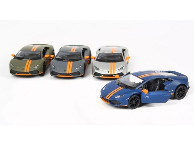 Машина Kinsmart 1:38 Lamborghini Huracan LP610-4 Avio Matte, инерция (1/12шт.) б/к Машина Kinsmart 1:38 Lamborghini Huracan LP610-4 Avio Matte, инерция (1/12шт.) б/к