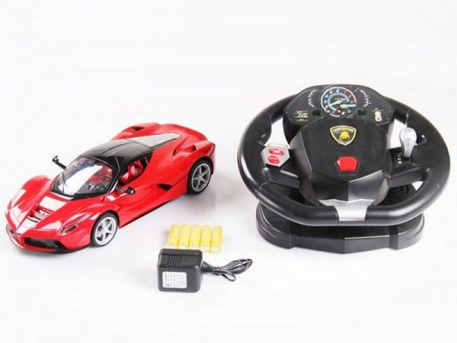 Р/У машина MZ Ferrari La Ferrari 2290F 1/14 GYRO-руль, открываются двери +акб