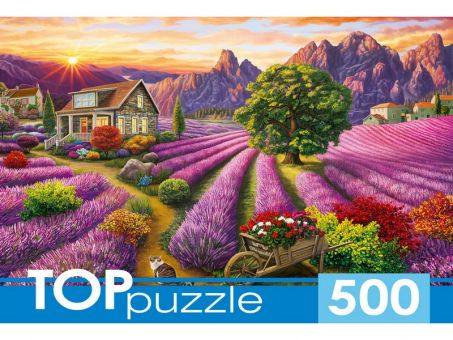TOPpuzzle. Пазлы 500 элементов. РОМАНТИЧНЫЙ ПЕЙЗАЖ ПРОВАНСА TOPpuzzle. Пазлы 500 элементов. РОМАНТИЧНЫЙ ПЕЙЗАЖ ПРОВАНСА