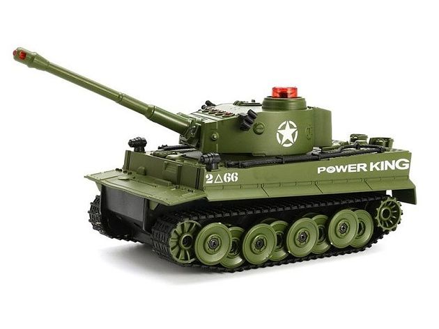 Р/У танк Huan Qi 1/32 Tiger, управление через Bluetooth, (для ИК танкового боя)