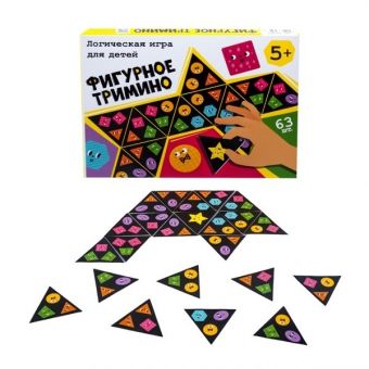 Игра логическая "Фигурное тримино" Игра логическая "Фигурное тримино"