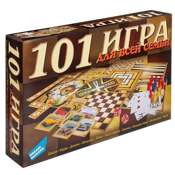 Игра детская настольная "101 игра. New"